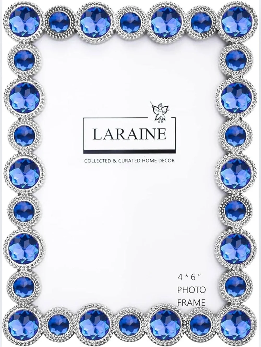 4x6 Photo Frame NIB • Sapphire Rhinestone